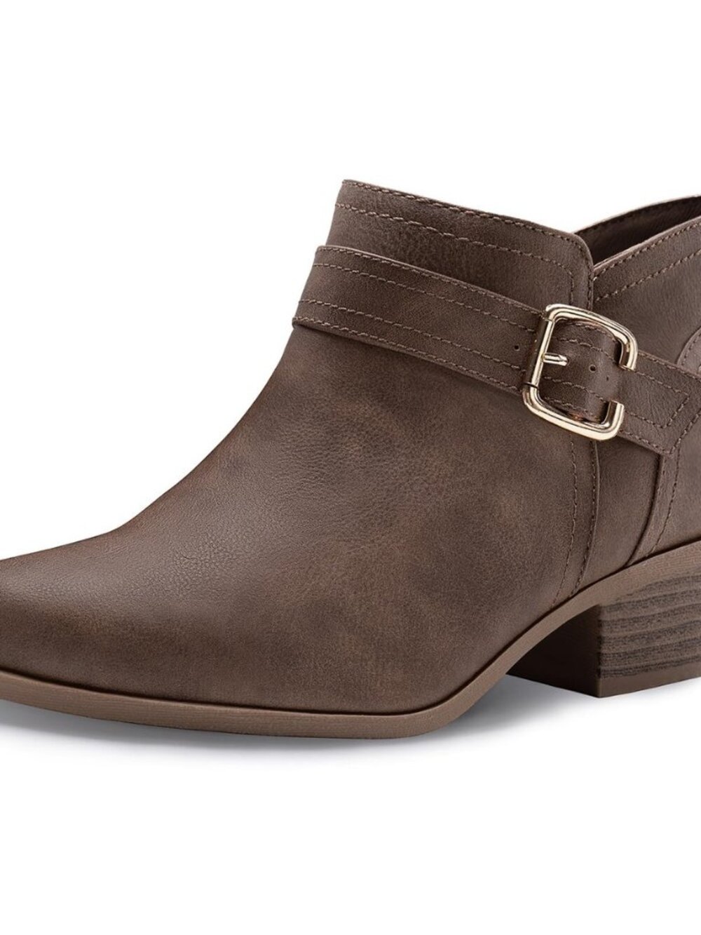 Women's Chunky Low Heel Short Ankle Boots
